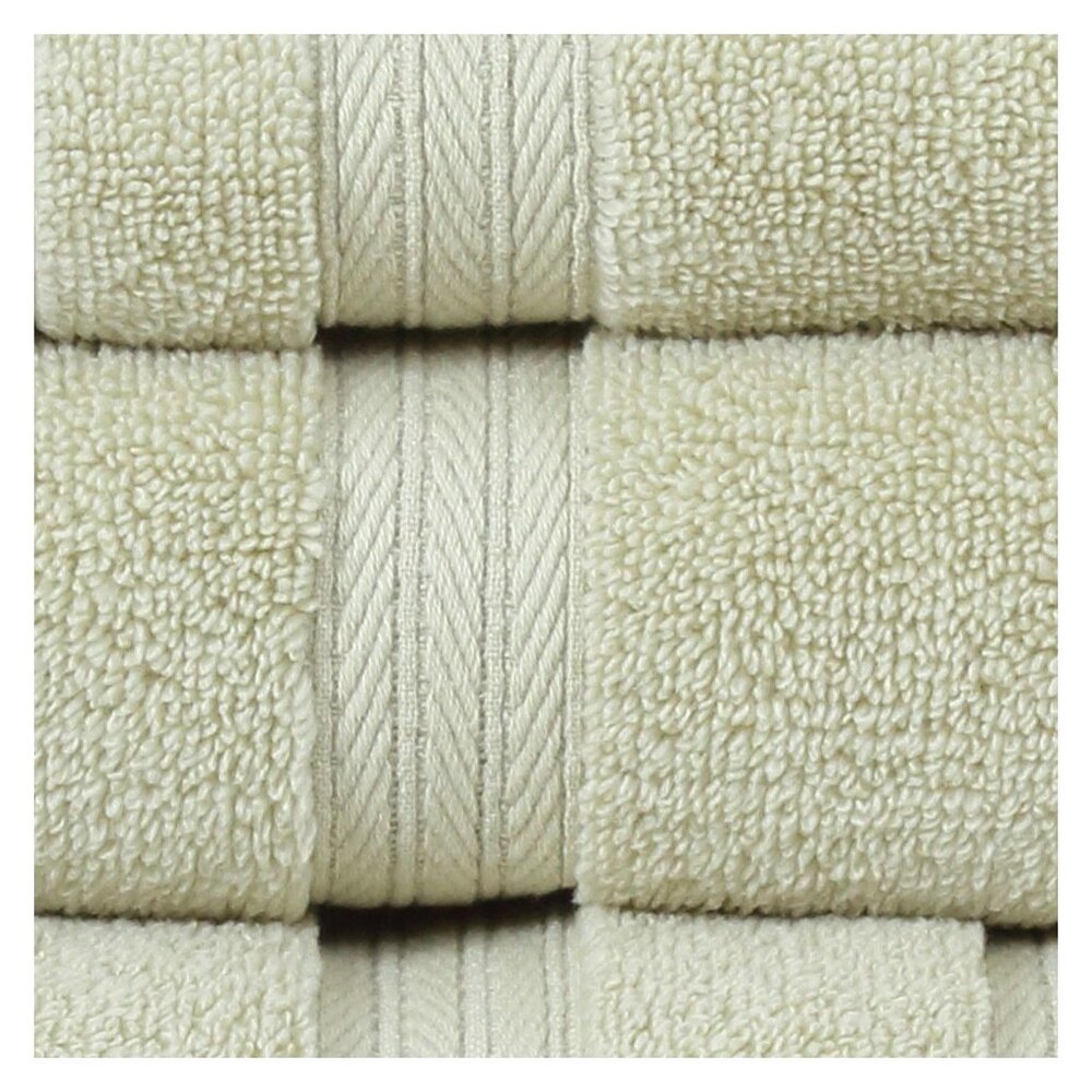 NEW Home Weavers Elegance Essentials 4-pc. Solid Hand Towel Yellow Green 16x24 - Picture 2 of 5